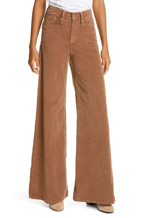 Women's Corduroy Wide Leg & Palazzo Pants .